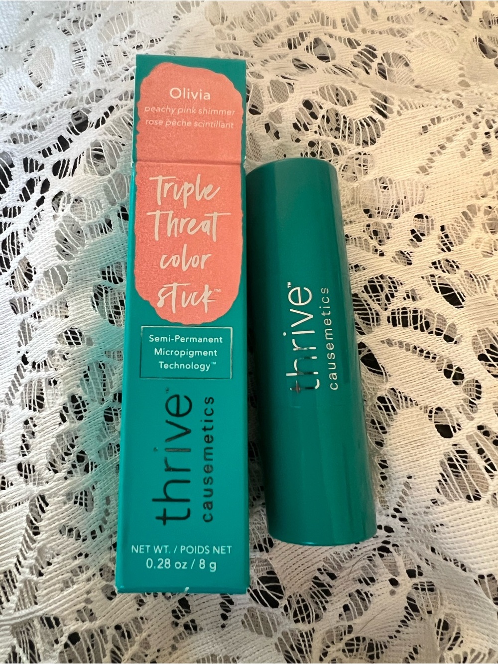 Thrive Triple Threat Color Stick Olivia Peachy Pink